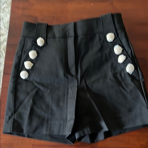 Black sailor button shorts - Picture 2 of 3